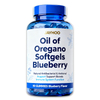 OEM Oil of Oregano Blueberry Softgels , Natural Carvacrol Extract, Antibacterial, Immune And Respiratory Support