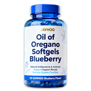 OEM Oil of Oregano Blueberry Softgels , Natural Carvacrol Extract, Antibacterial, Immune And Respiratory Support