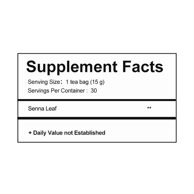 OEM/ODM Organic Senna Leaf Tea, Natural Herbal Detox Tea for Body Cleansing And Weight Control