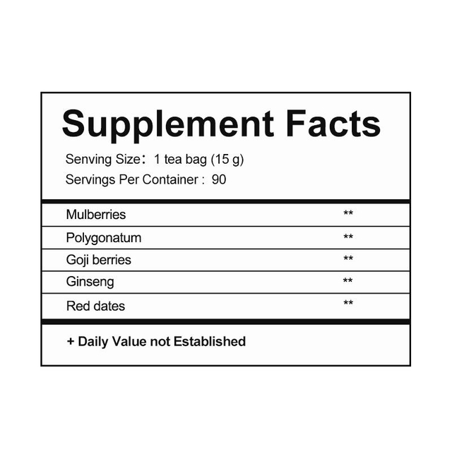 OEM/ODM Natural Five Treasures Ginseng Tea Direct from Manufacturer