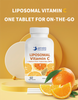 High Absorption 60-Count Immune System Support Supplement Liposomal Vitamin C Capsules
