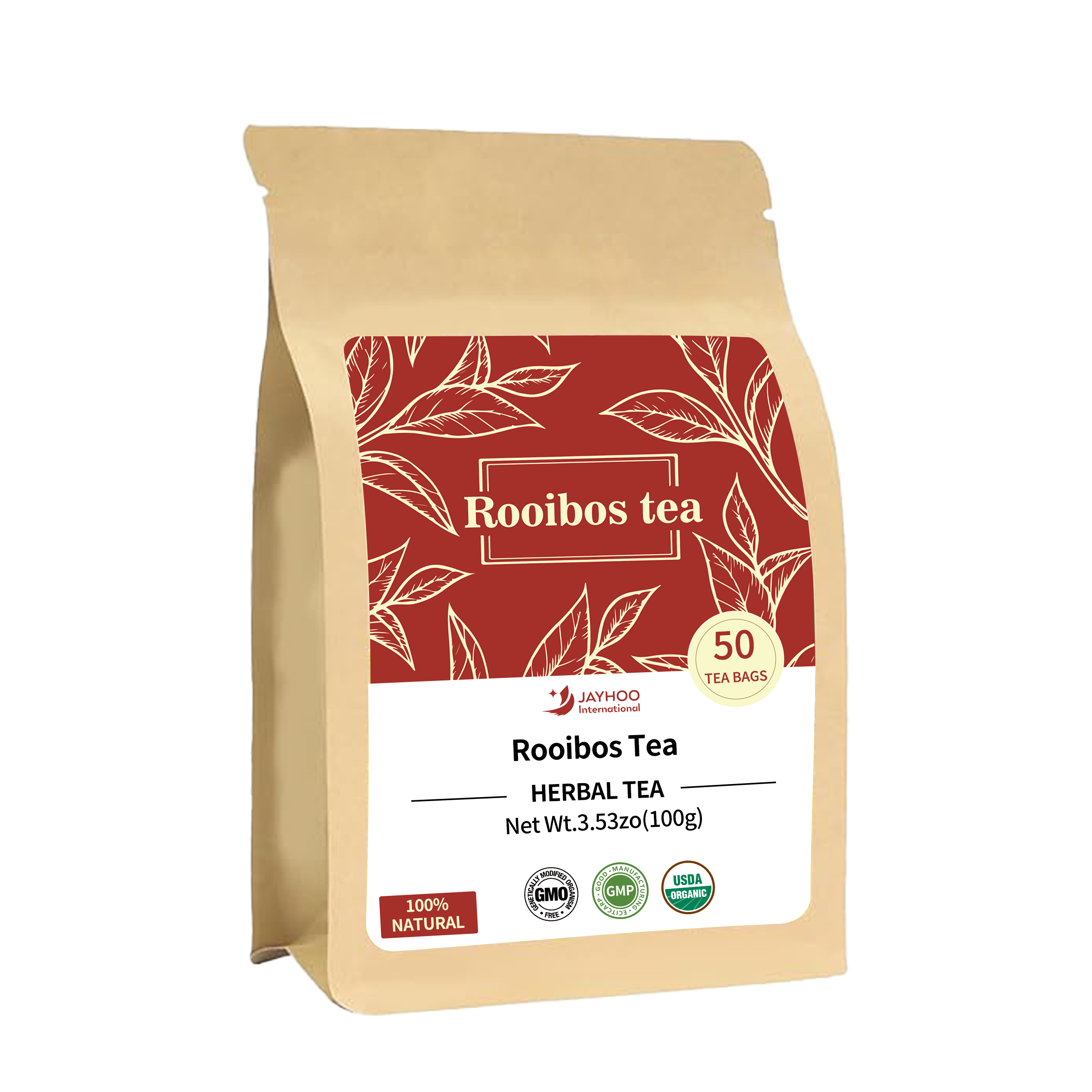 Rooibos Tea Organic Herbal Tea Supplement No Caffeine Non-gmo