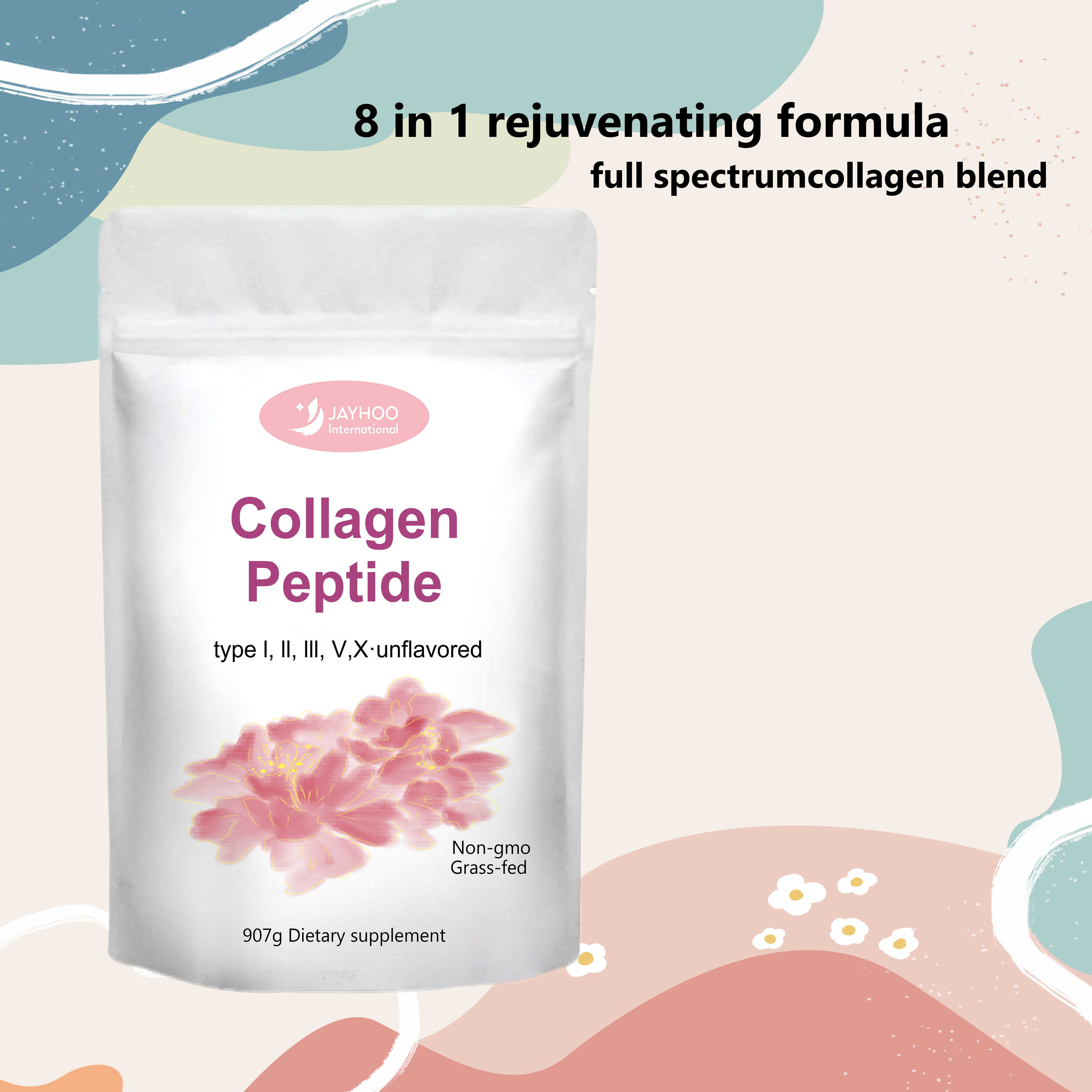 8-in-1 Full-Spectrum Collagen Peptide Powder, Advanced Formula, Multiple Benefits