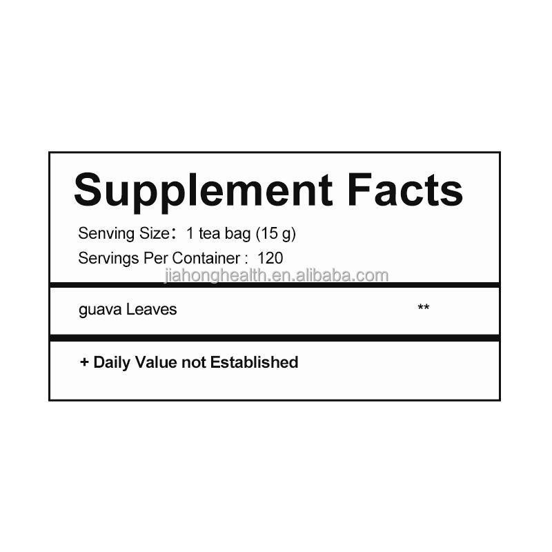 OEM/ODM natural guava leaf tea, suitable for daily wellness, factory wholesale, no additives.