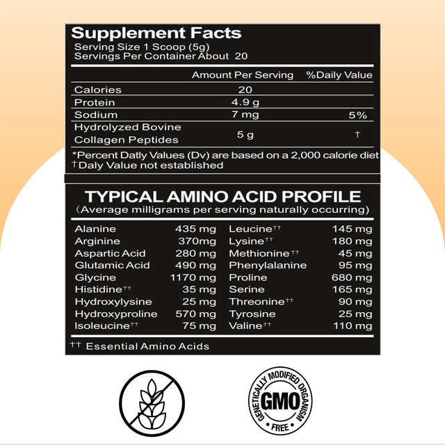 OEM/ODM PureGrass Hydrolyzed Beef Protein 300g Gluten-Free Collagen Peptides in Chocolate Non-GMO for Adults