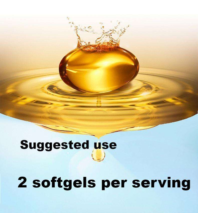 Omega 3 Fish Oil 150 Softgels 600 mg Non-GMO Gluten-Free Supports Heart and Brain Health for Adults