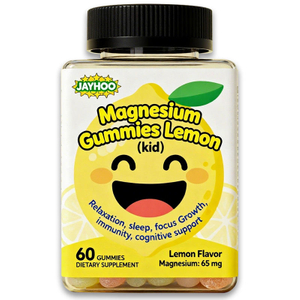 OEM High Absorption Lemon Magnesium Gummies for Kid Sleep Support Vegan Magnesium for Bone Health 