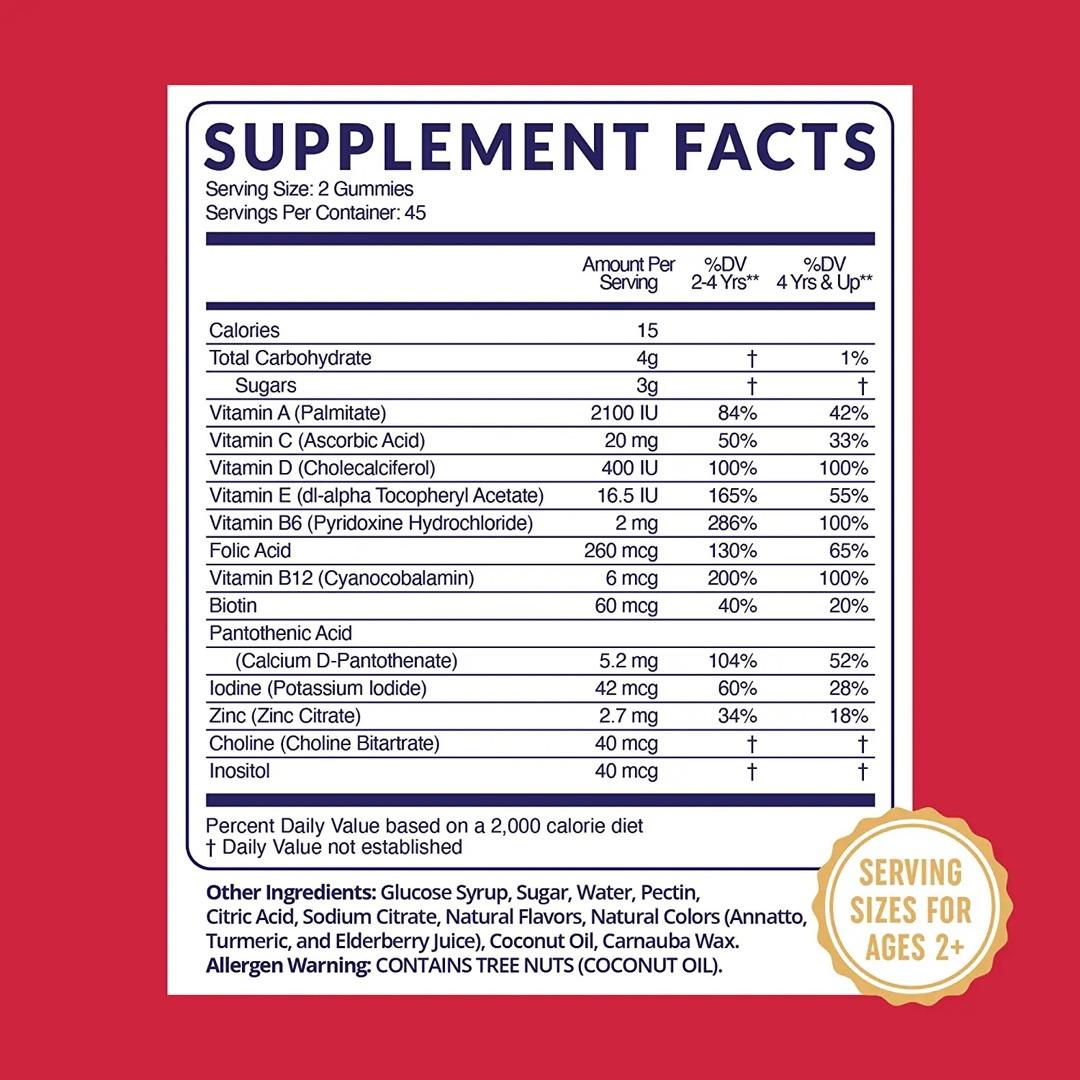 All-in-one Multivitamin Gummy Supplements To Comprehensively Improve Overall Health