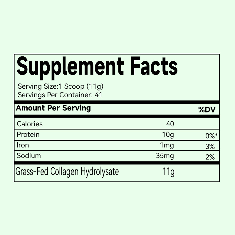 Collagen Peptide Powder 600g Anti-Aging Supplement for Adult Skin Hair & Nails with Antioxidant Benefits