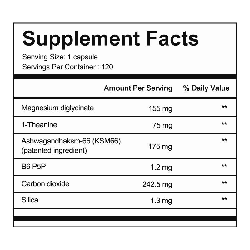 OEM Magnesium Glycinate Capsules, highly absorbable magnesium, strengthen bones, help the body relax