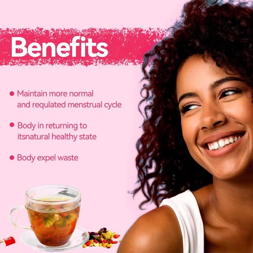 Assorted tea bags, including Black and White Peach Irish Breakfast Tea and Green Tea