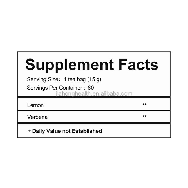 OEM/ODM Premium Lemon Verbena Tea Refreshing Detox Herbal Infusion Natural Stress Relief & Wellness Tea