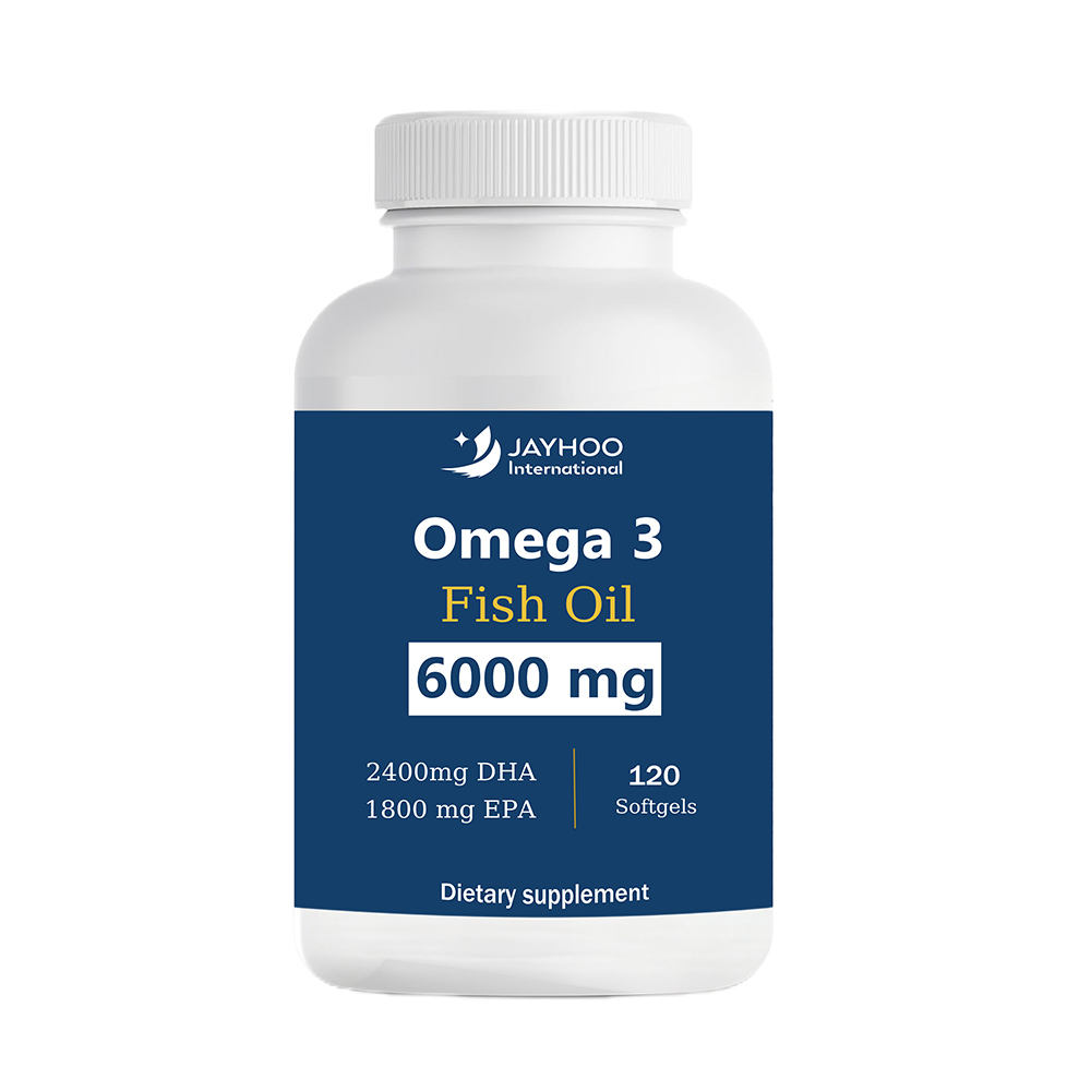 OEM/ODM 6000mg Non-GMO Omega 3 Oil Softgel 