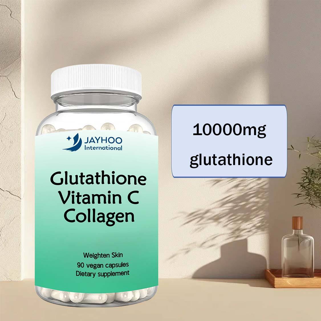  Collagen and Vitamin C Whitening Adult Health Supplement, 90 Vegetarian Capsules