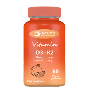 Non-GMO Vitamin D3 and K2 Vegan Gummies with Vitamins and Minerals