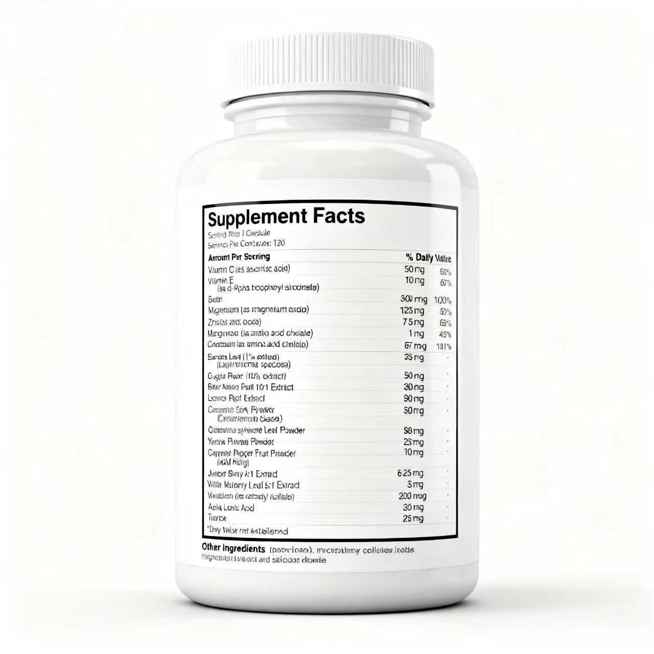 Normal Blood Sugar Support Supplement - 20 Active Ingredients Complex To Support Blood Sugar Levels Already
