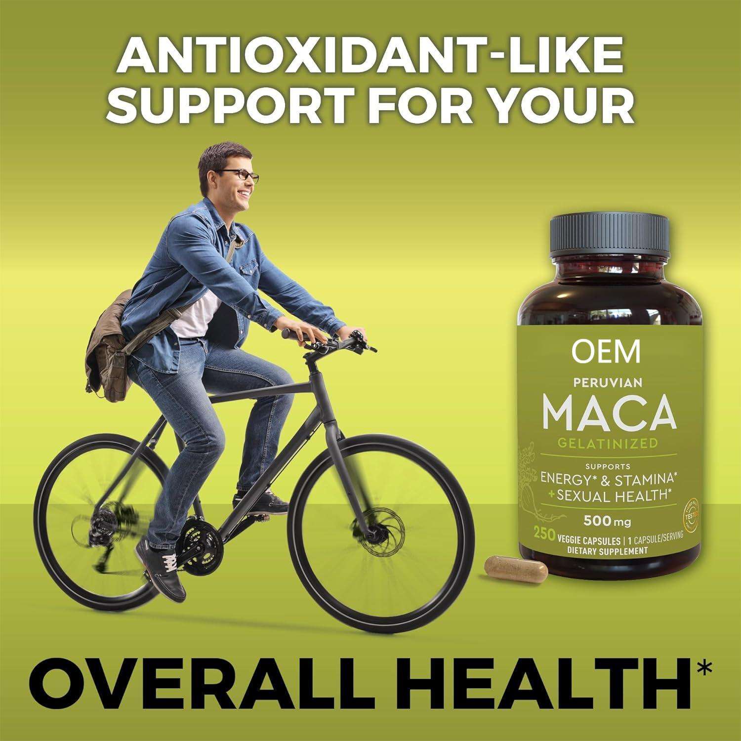 OEM Organic Maca Powder Gelatinization Enhanced Bioavailability Non-GMO Gluten-Free for Teenagers And Pregnant Women