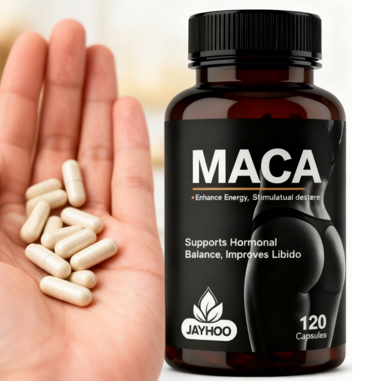 120 Maca Capsules Non-GMO Ayurvedic Cordyceps Black Maca Root Capsules Vegetarian Maca Capsules
