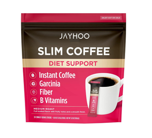 Factory Available 100% Natural Fat Burner Premium Mushroom Garcinia Ginseng Vitamins B Slimming Coffee Powder