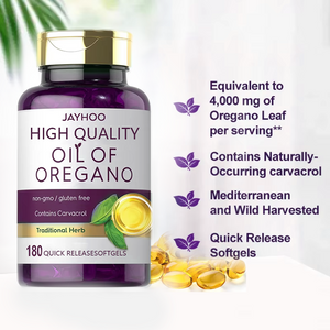 Organic Vegan Oregano oil supplement Black Seed Oil Softgels