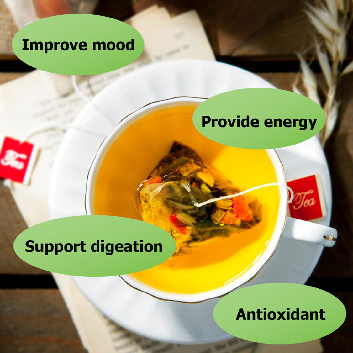 OEM/ODM Ashwagandha Tea 100% Natural Organic Provides Energy And Relaxes The Body