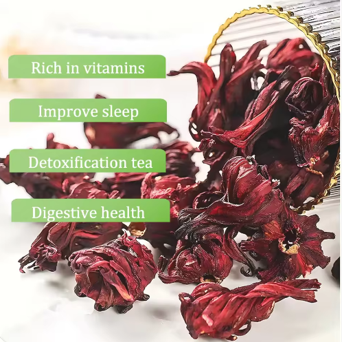 High Quality 100% Certified Organic Hibiscus Flowers Tea Bag Sleep Aid & Antioxidant Herbal Tea