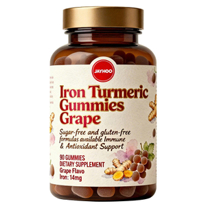 OEM Iron Turmeric Grape Energy Gummies, 90 Pieces, Helps Increase Energy And Promote Red Blood Cell Formation