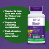 OEM Biotin Tablets 10000 Mcg Promote Healthy Hair Skin And Nails Support Energy Metabolism
