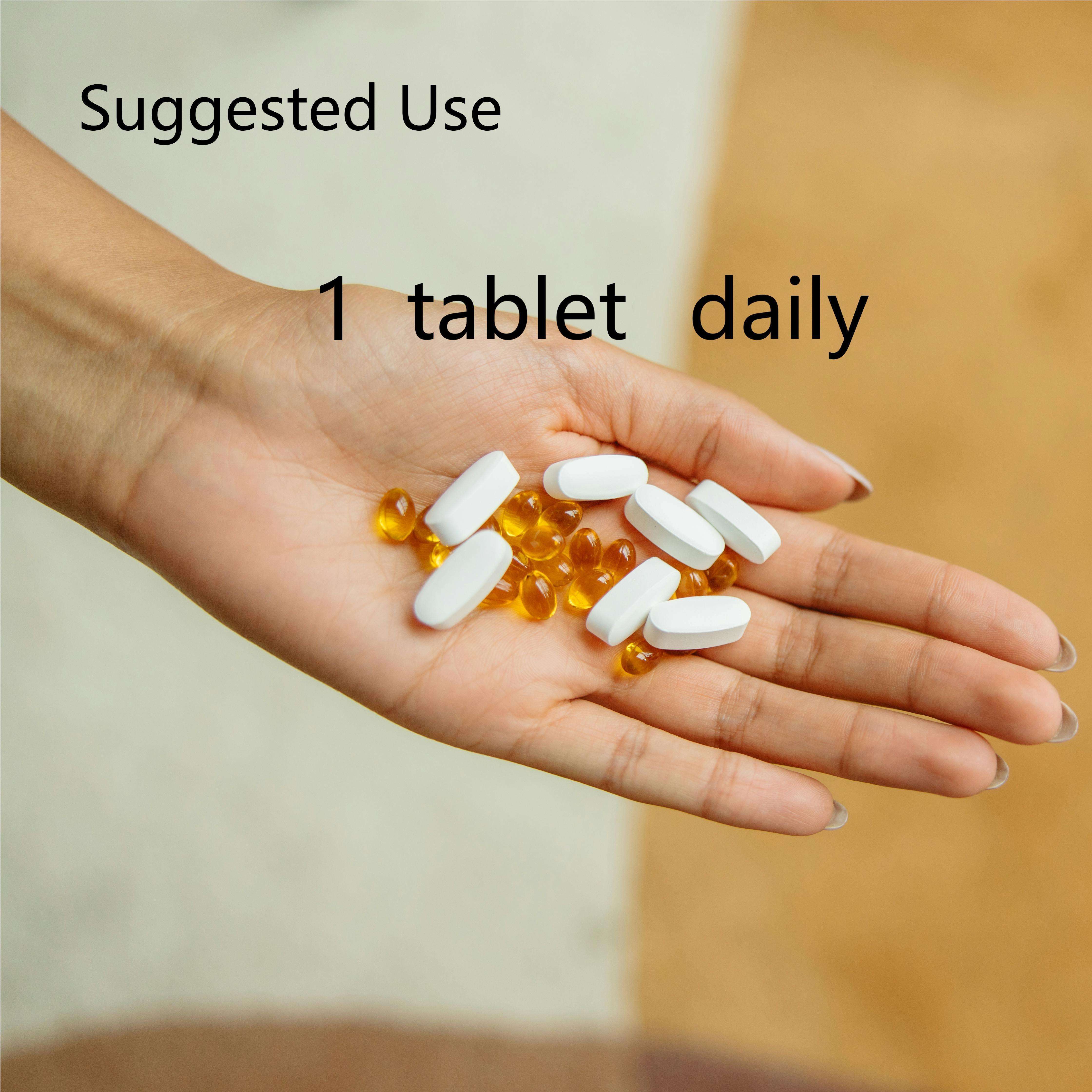 Multivitamin Tablets for Adult Women, Containing Iron And Biotin, Non-GMO, Gluten-free, with Organic Antioxidants, Promoting Skin And Eye Health