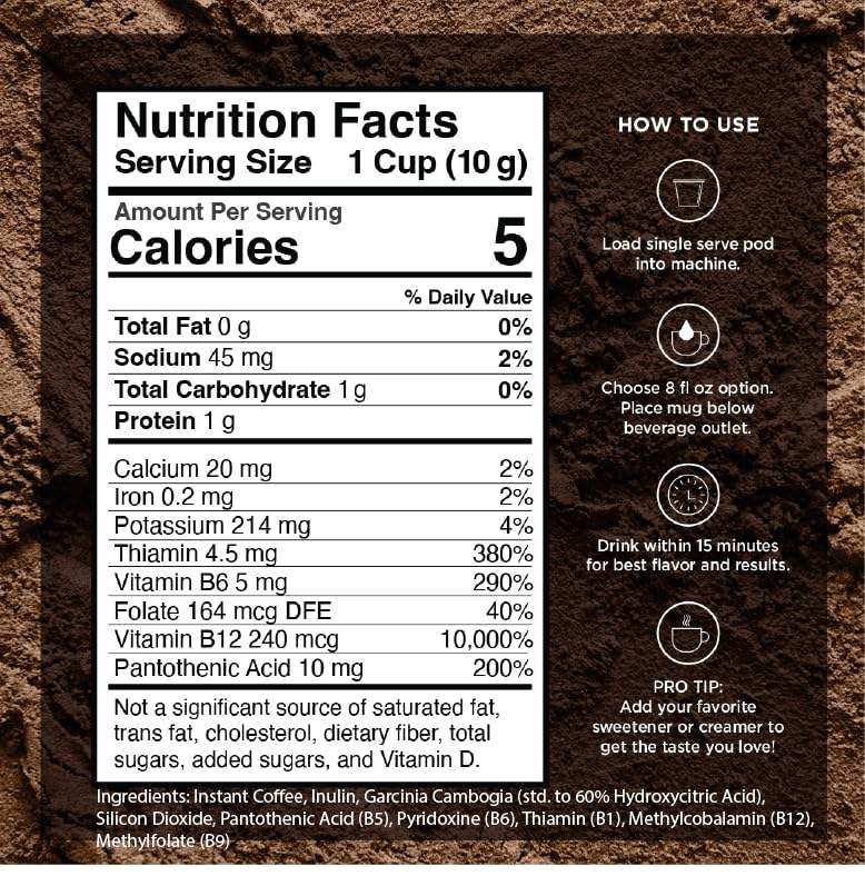 Factory Available 100% Natural Fat Burner Premium Mushroom Garcinia Ginseng Vitamins B Slimming Coffee Powder