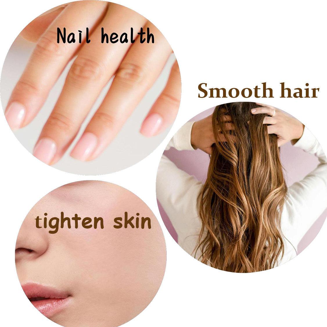 OEM Vanilla Flavor Support Hair Nail Skin Joint Health Grass-Fed Collagen Peptide Powder