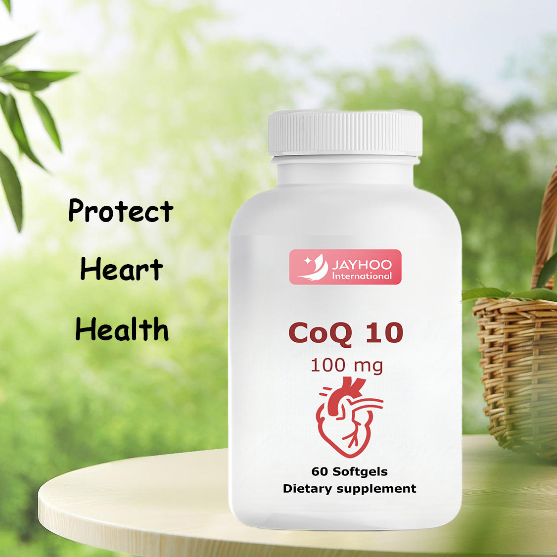 OEM Adult Heart Health Support Triple Absorption Water- and Fat-Soluble Coenzyme Q10 Capsules