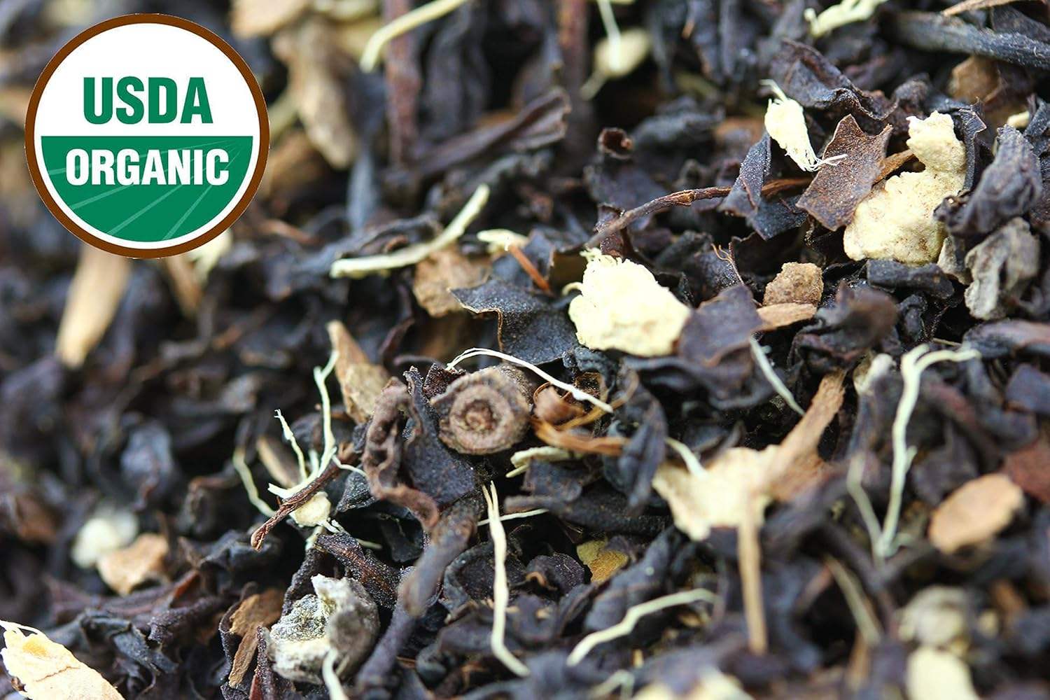 Organic Ceylon Loose Tea, Blended with Cinnamon, Clove, And Black Pepper