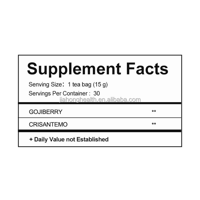 OEM/ODM Goji Berry Chrysanthemum Tea Herbal Eye Care & Detox Tea Natural Antioxidant Wellness Drink