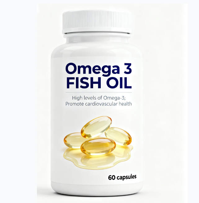 OEM/ODM 6000mg Fish Oil Supplement, containing EPA and DHA Omega-3, Non-GMO, Suitable for Adults.