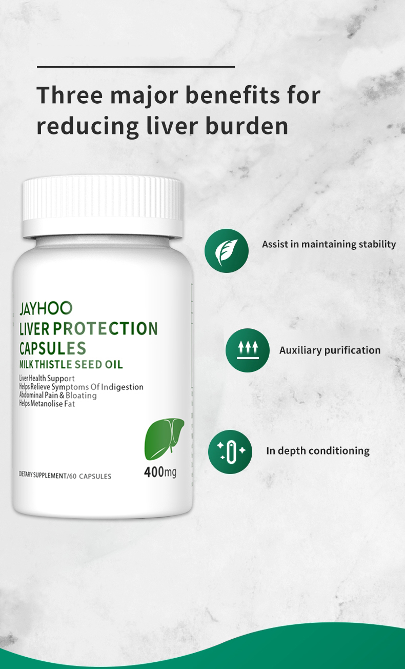 Milk Thistle Capsules Fatty Liver Transaminase 60 Capsules