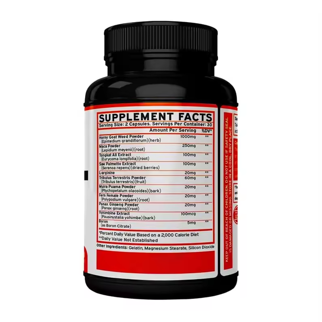 Epimedium 60 Capsules Daily Nutritional Capsules