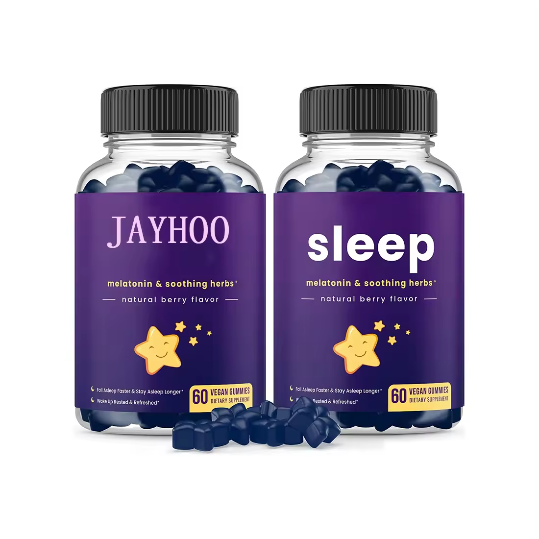 OEM Fruit-flavored Melatonin Gummies, A Dietary Supplement for Adult Sleep, Designed To Improve Sleep Quality