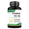 OEM 5000 IU Vitamin D3 K2 Softgels Adult Immune System Support Promotes Calcium Absorption