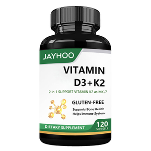 OEM 5000 IU Vitamin D3 K2 Softgels Adult Immune System Support Promotes Calcium Absorption