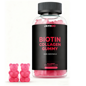 Great Testing Gummy Biotin And Collagen Peptides Bear Shape Gummies Hair, Skin & Nails Support for Women