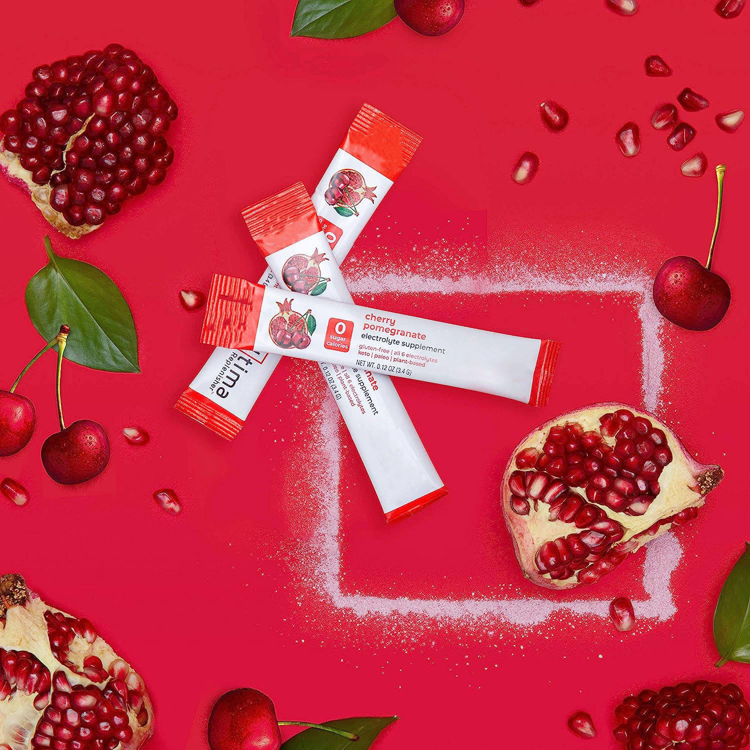 OEM Health Product Electrolyte Vitamin Drink Mix Supplement Powder Cherry Pomegranate Flavor 