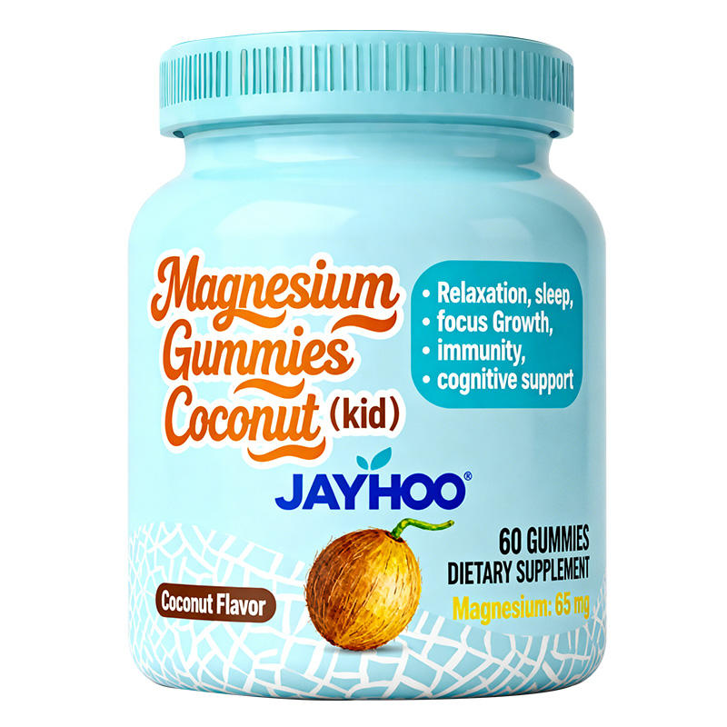 OEM High-absorption Coconut Magnesium Gummies, Sleep Support, Helps Heart And Bone Health, Non-GMO.