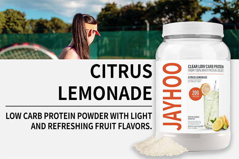 OEM/ODM Engergy Supplement Citrus Flavor Whey Protein Fitness Supplement