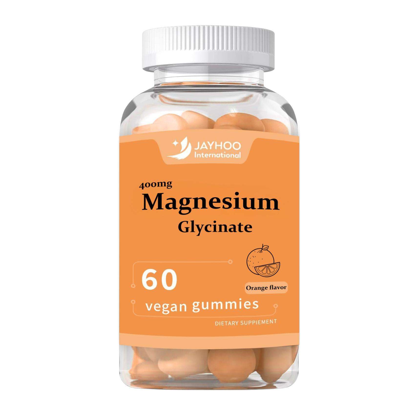 OEM Private Label 400 mg Magnesium Glycine Vegan Gummies Vitamins for Adults 