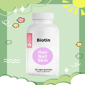 Helps Synthesis Metabolism Fatty Liver Sugar Promote Growth Nerve Tissue Skin Hair Non-Gmo Highly Effective Biotin Gummies