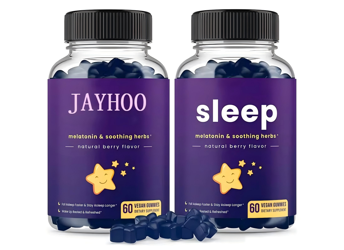 Star-shaped Melatonin Gummies
